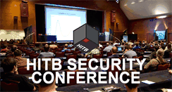 Desktop Screenshot of conference.hitb.org