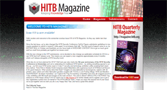 Desktop Screenshot of magazine.hitb.org